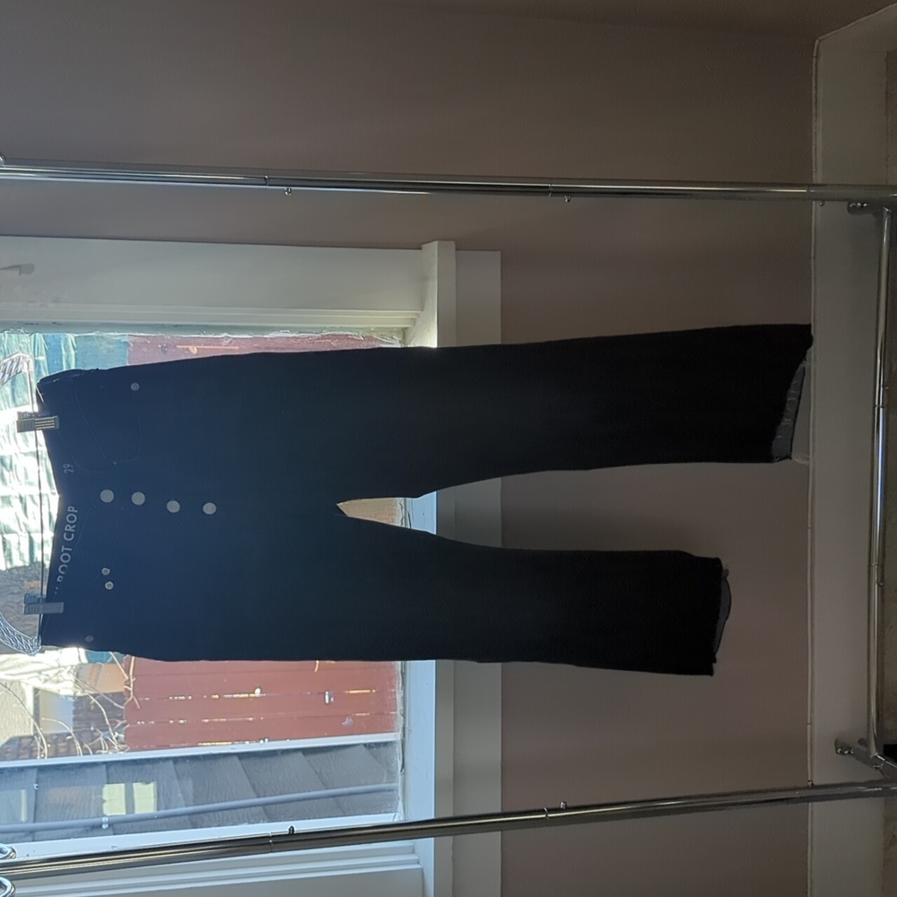 JCrew Black Demi Boot Crop Jean - Size 29